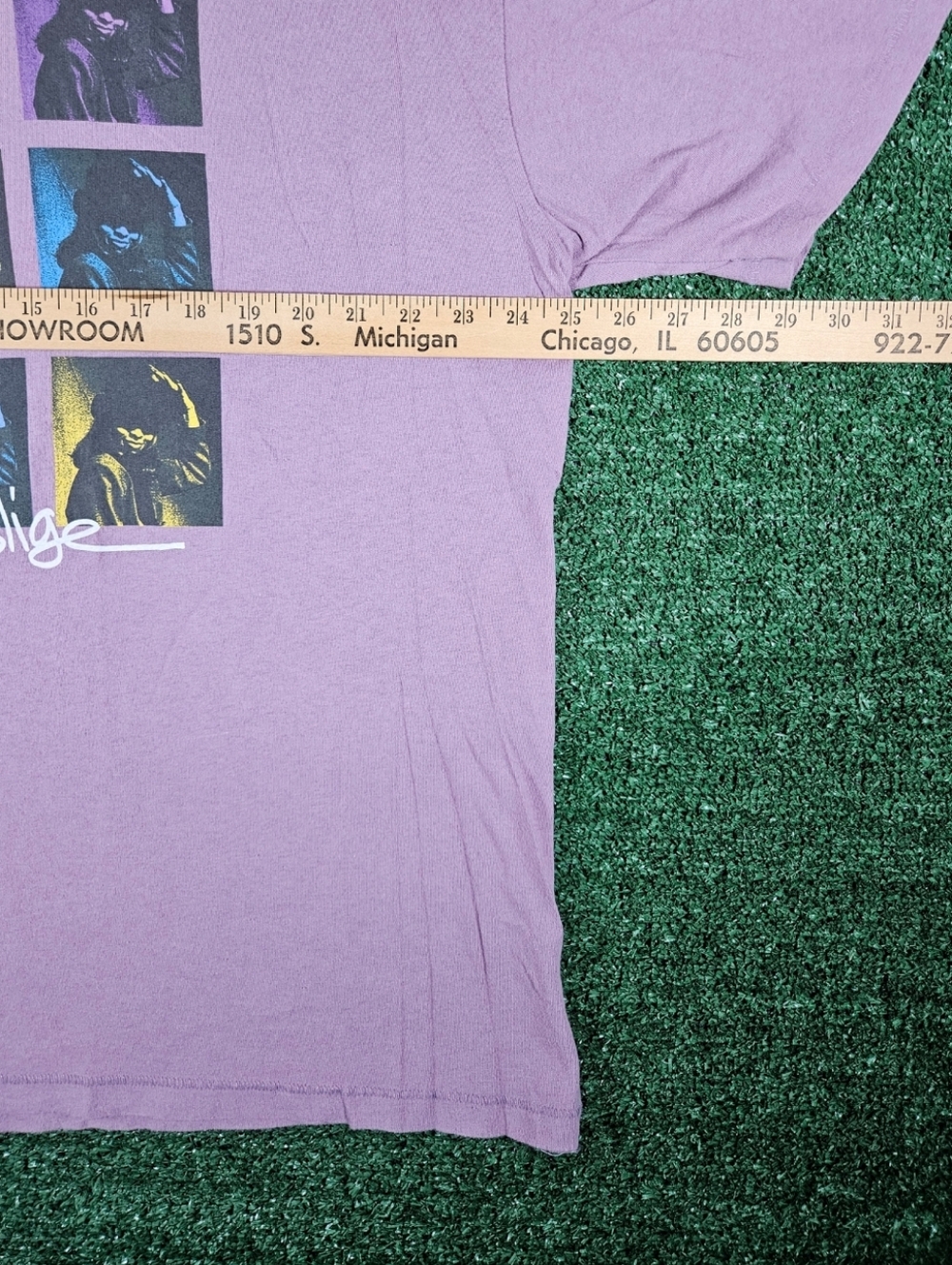 Old Navy Mary J. Blige Mauve Graphic T‑Shirt / Mens Size XL - Picture 2 of 9